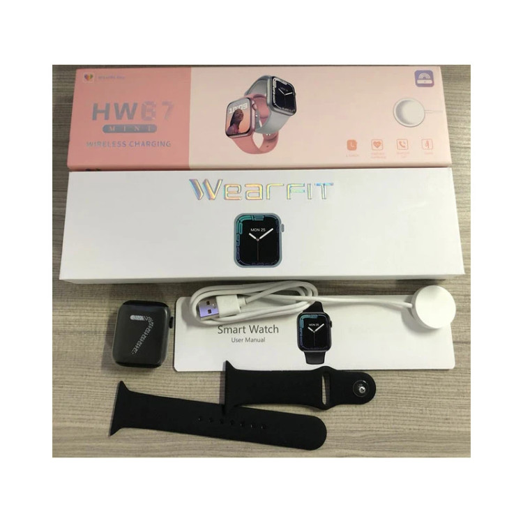 ساعت هوشمند مدل HW67 mini سایز 41 میلی متر