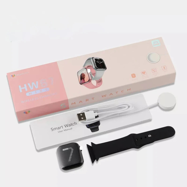 ساعت هوشمند مدل HW67 mini سایز 41 میلی متر