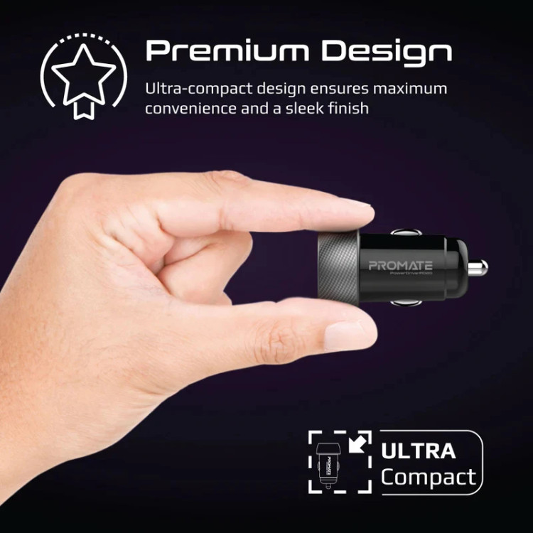 شارژر فندکی پرومیت 20 وات Promate 20W