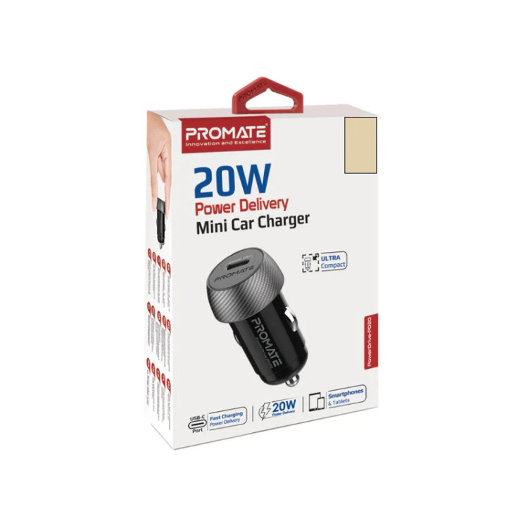 شارژر فندکی پرومیت 20 وات Promate 20W