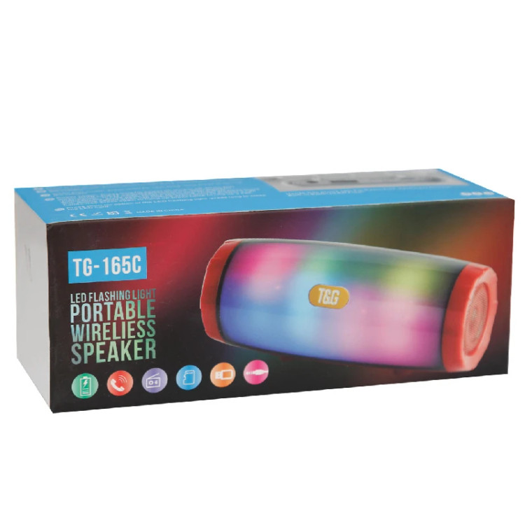 اسپیکر بلوتوثی قابل حمل تی اند جی مدل TG-165C بدون جعبه