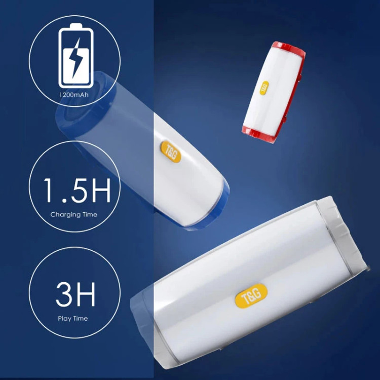 اسپیکر بلوتوثی قابل حمل تی اند جی مدل TG-165C بدون جعبه