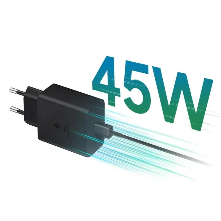 شارژر دیواری 45 وات با کابل سامسونگ اصلی مدل EP-T4510